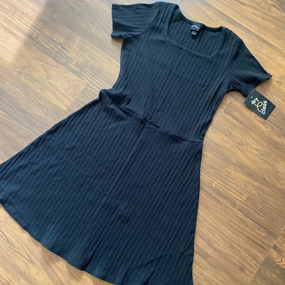 Art Class Large Black Dress For Girls